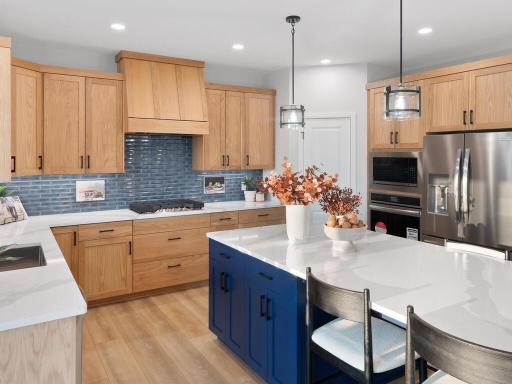 Walk in pantry along with plenty of cabinet storage on island and perimeter.
