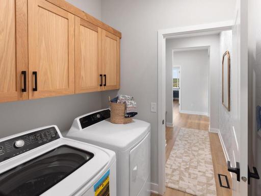 Access from mudroom into the laundry room for your convivence.