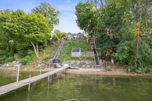 Newly installed Hill hiker and separate staircase