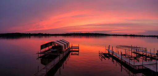 Enjoy westerly views of sunsets everyday of the year