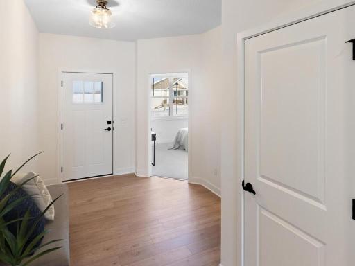 Spacious front foyer for welcoming guests