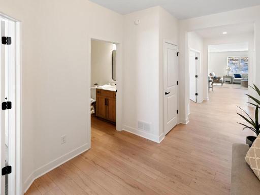 Great space in the foyer before welcoming people into your home living areas