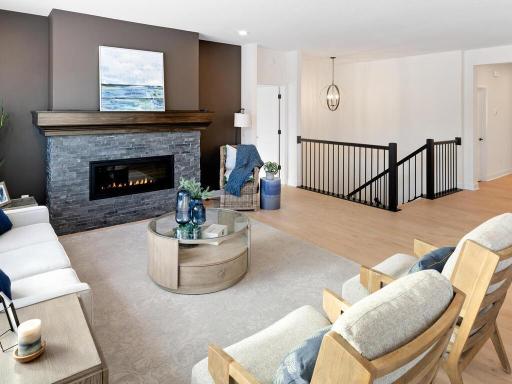 Cozy up to the fireplace on these cold nights and watch your favorite movie or read a book