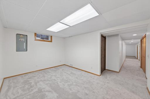 Basement flex room - could be converted to additional bedroom with the addition of an egress window
