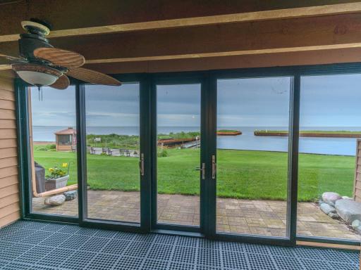 Porch with outstanding views!