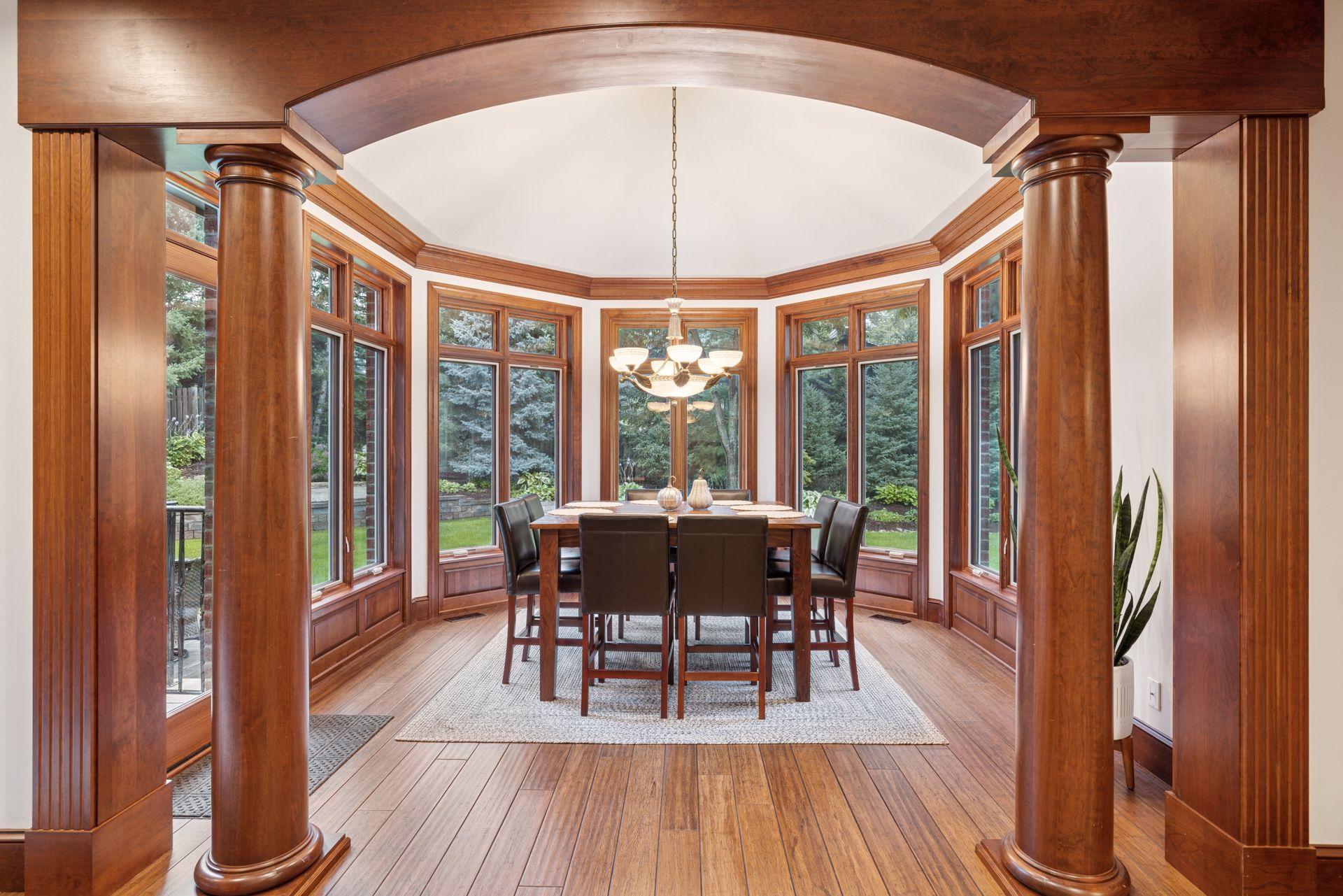 Informal dining or sunroom
