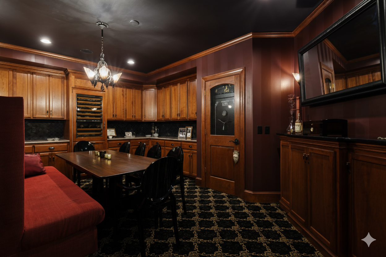 Speakeasy back seating area