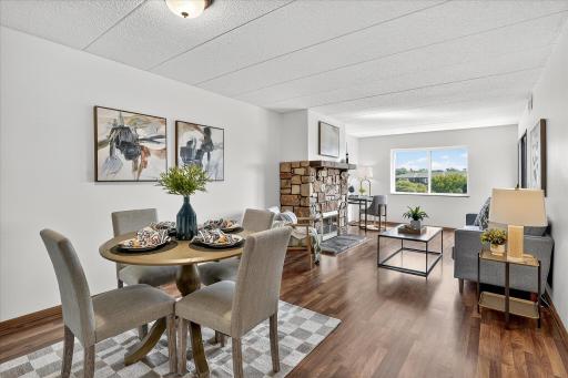 Experience the seamless flow from the dining area to the living room, ideal for entertaining guests or simply enjoying everyday living.