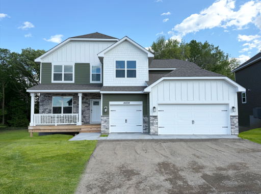 Welcome to the ever popular Jordan by D.R. Horton! Photo is of actual home, driveway and sod to be installed as soon as weather permits.