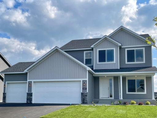 3237 Jandura Ave NE- Completed New Construction Home ready for quick move-in! Highlights include a 4 BAY GARAGE (1,010 sq.ft.) located on a spacious .32+ Acre Walkout Homesite on a quiet No Outlet Street! Front door will be painted soon.