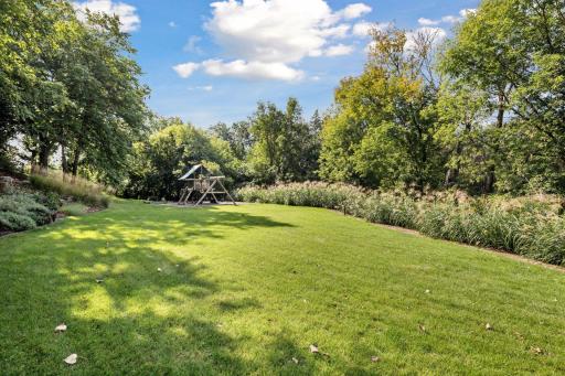 Sweeping lawn, perfect for pets and play!