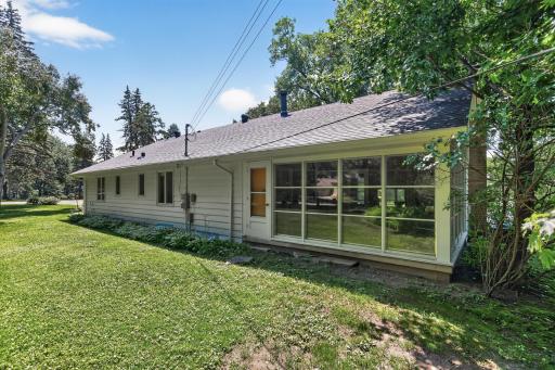 Easy to open up to sunroom - door is still there!