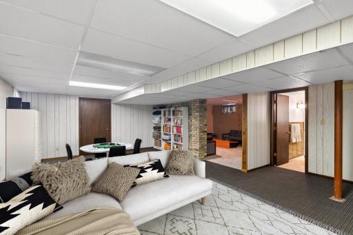 VIRTUALLY STAGED - tons of space for family activities, movies, toys, etc.