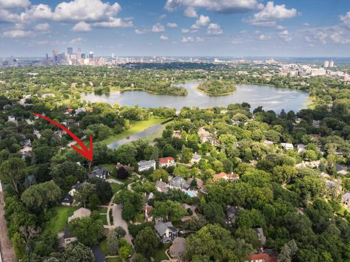 Nestled on the Kenilworth Channel between Lake of the Isles and Cedar Lake