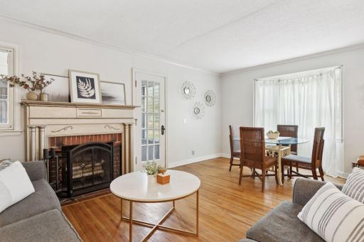 The Living Room offers comfort and charm.