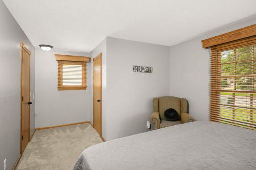 Generous walk-in closet completes this spacious primary bedroom
