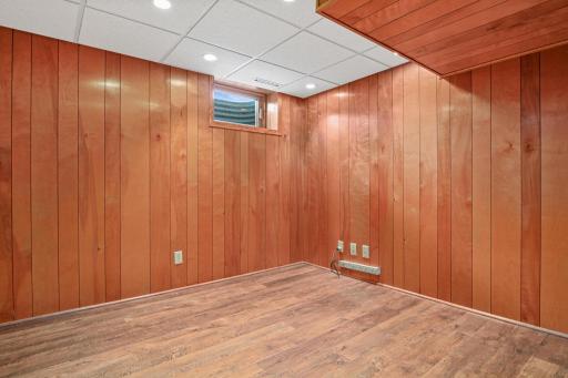 Great lower level home office OR add an Egress Window for instant equity!