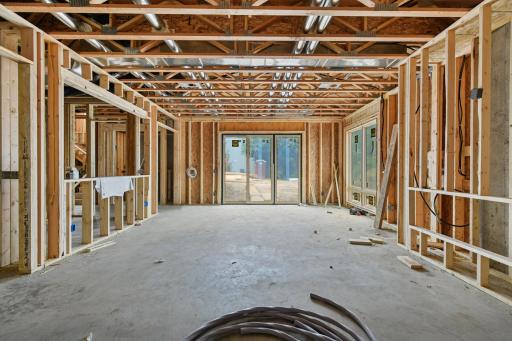 Walk out entertaining area with wet bar, wine cellar