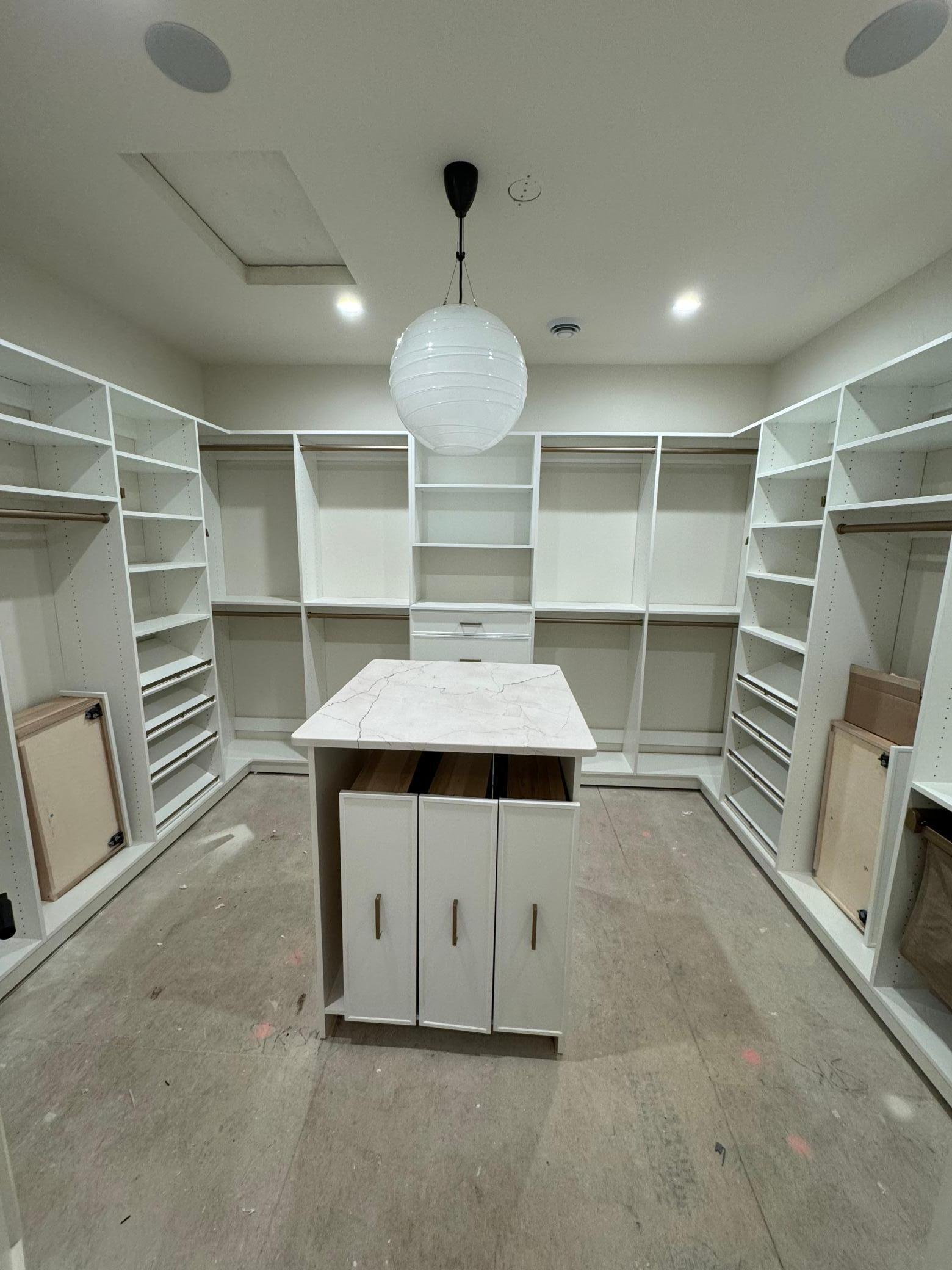 April - Large Master closet -carpet coming