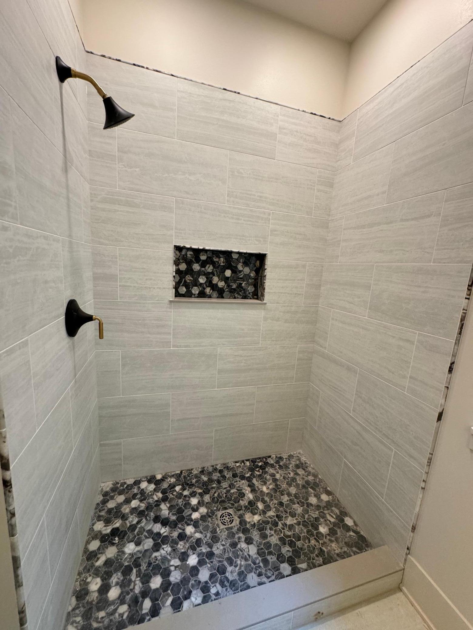 Lower level bath