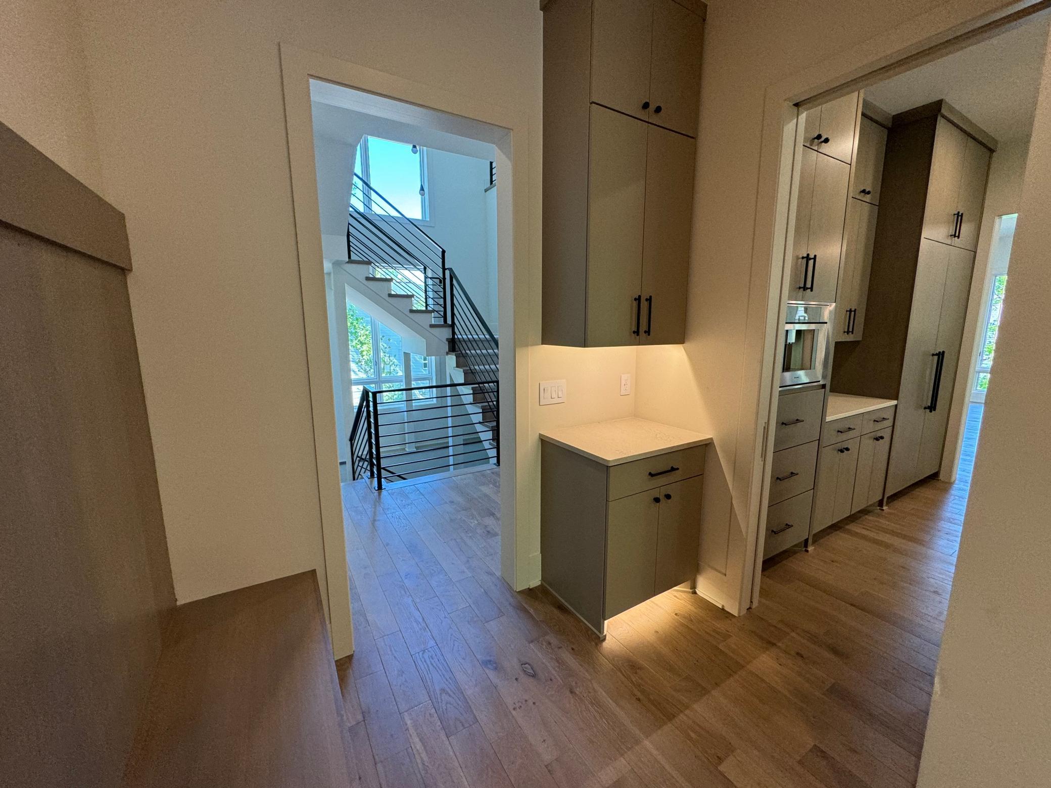 Garage entry way