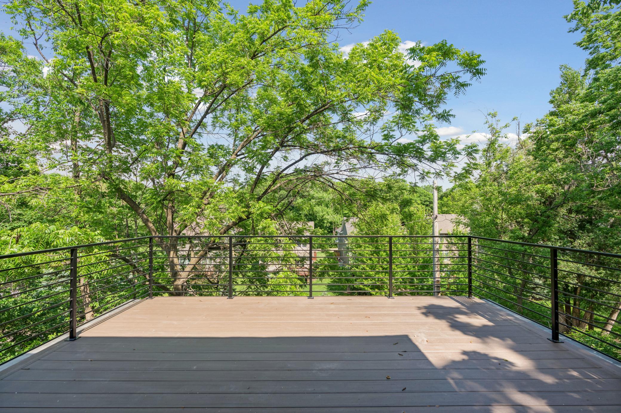 Private deck off the master suite