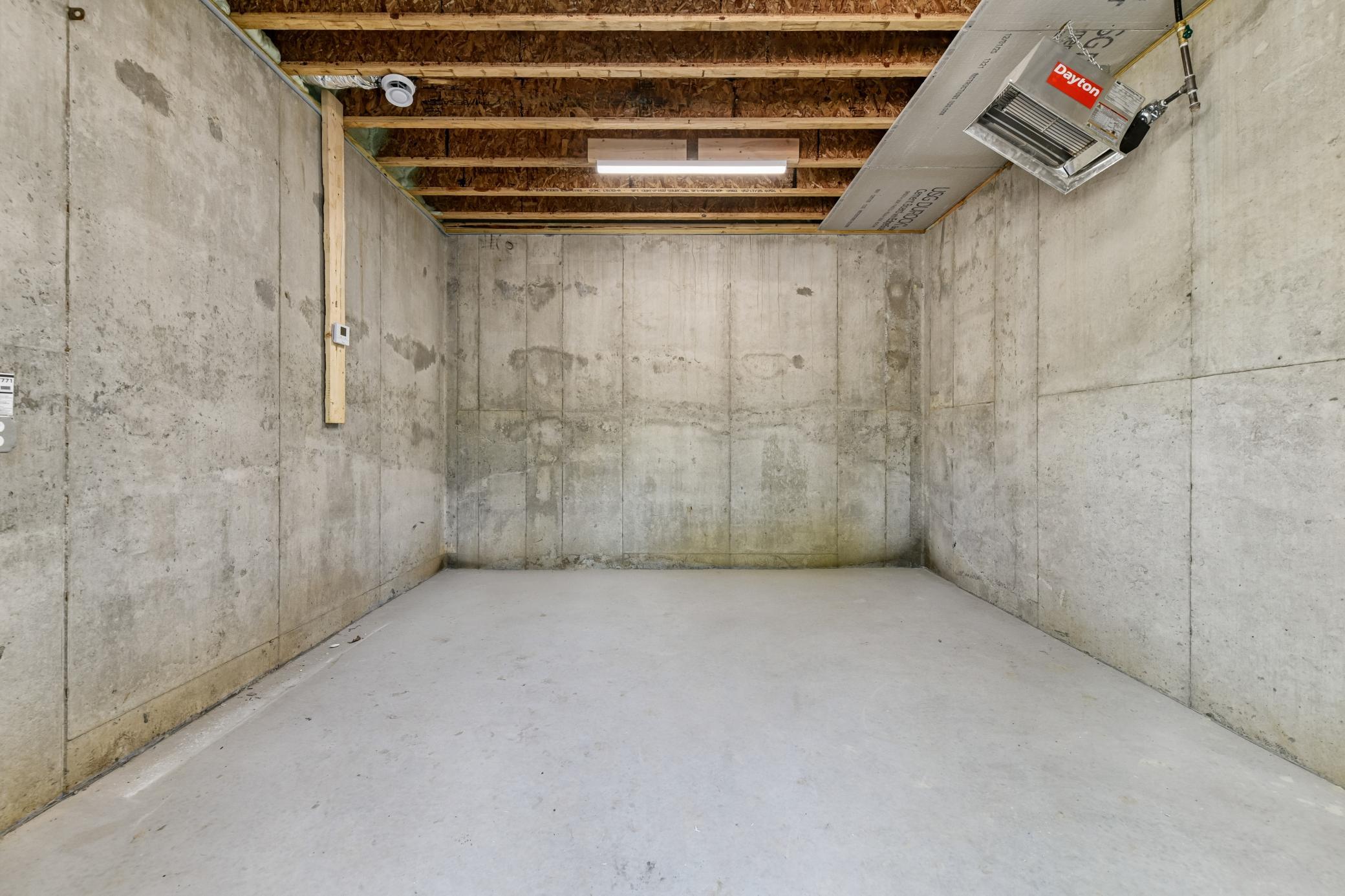 exterior accessed extra heated storage