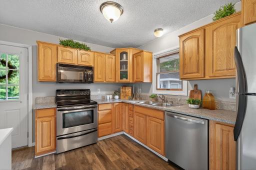 Remodeled Kitchen with Granite Countertops