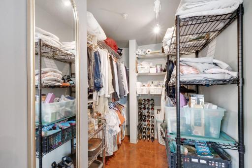 Spacious, walk-in Closet!
