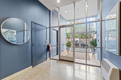 An attractive lobby area for greeting visitors.