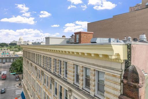 Recently refreshed facade.