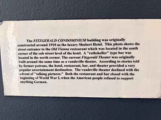 Captivating history of the building and the prior uses!