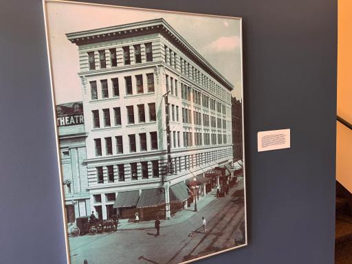 Historic photo of northwest corner.