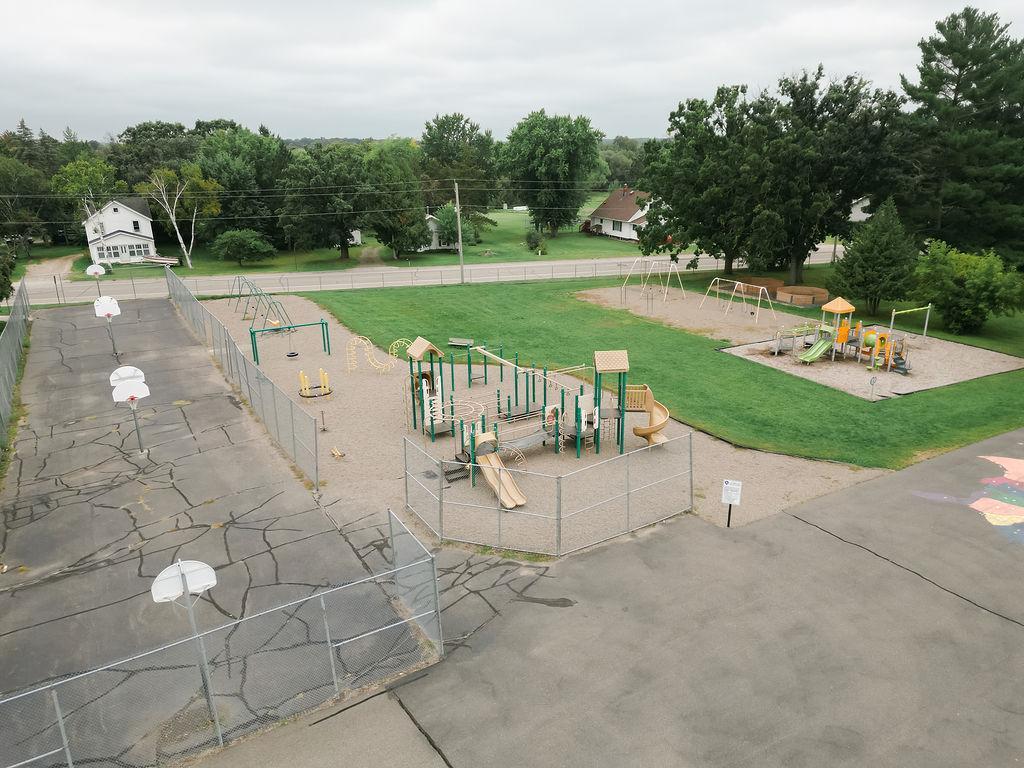 Play ground on south end of the property