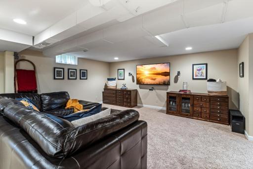 Check out the lower level entertainment room.