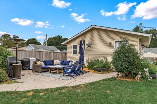 Outdoor entertaining is readily available.
