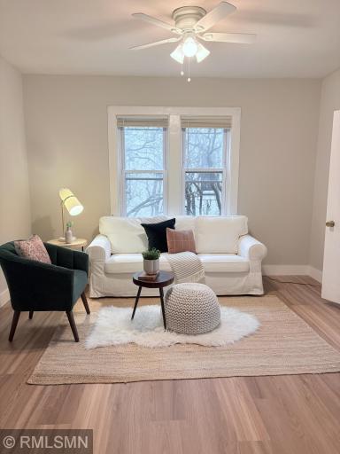 Photo for 604 Adams Street NE, Minneapolis, MN 55413 - listing #6787844 Light and bright first level living room with new floors