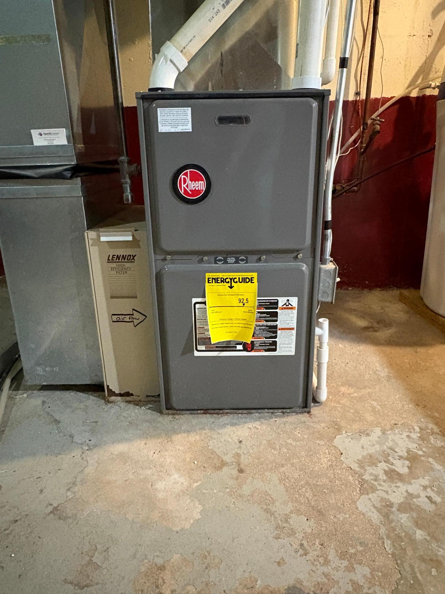Newer Furnace With Central Air.JPG