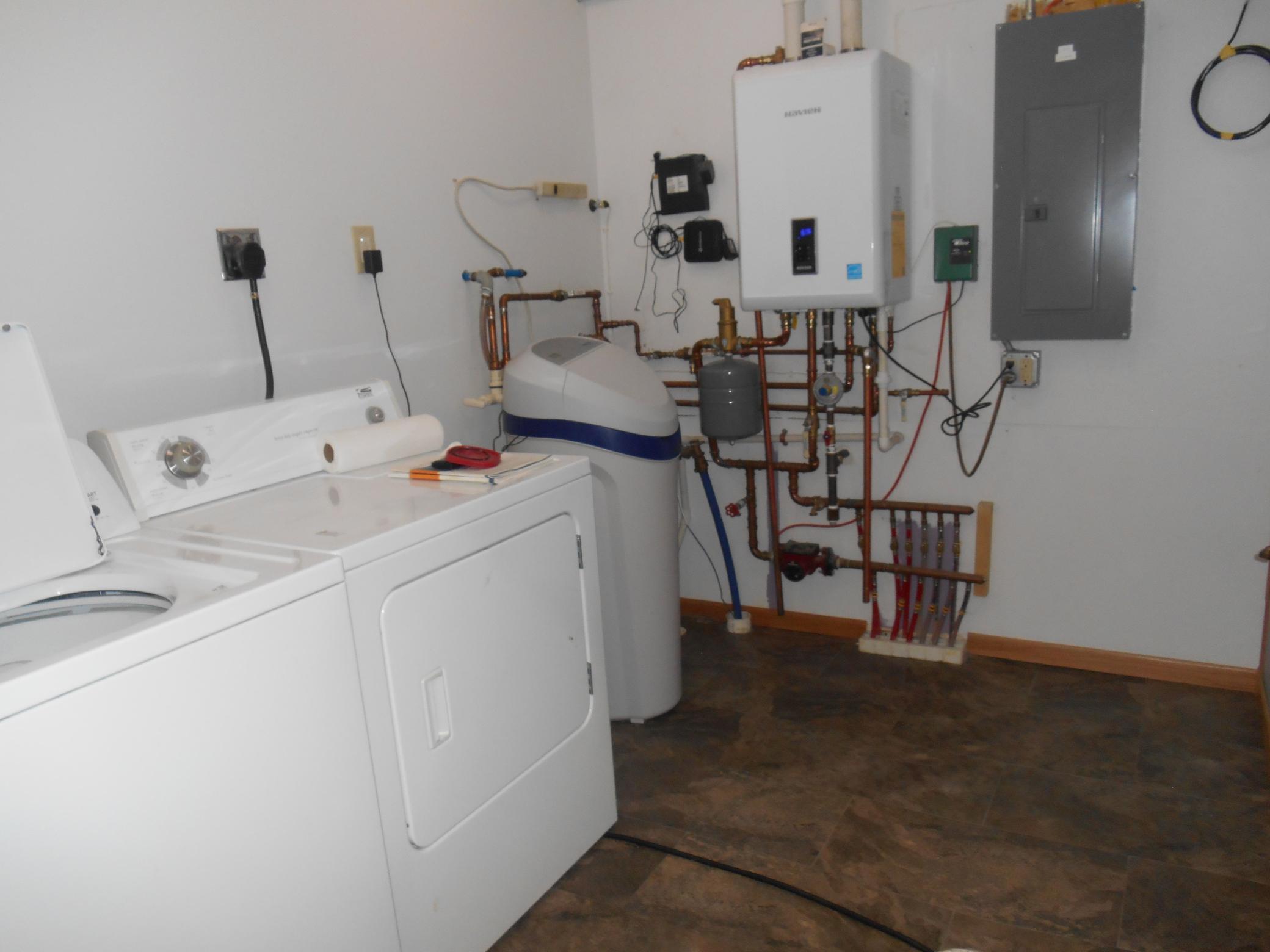 Laundry room and utilities