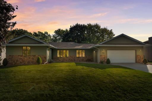 One level home with views of Marthaler Pond