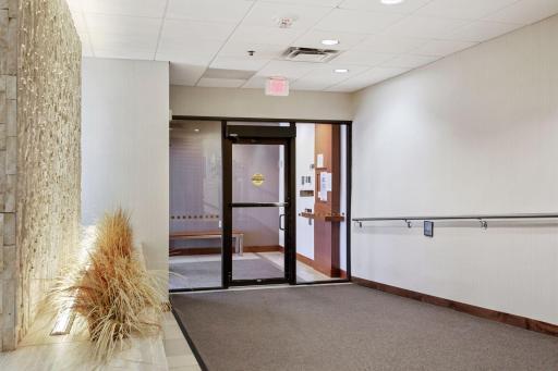 24-hr staffed front desk and secure entry