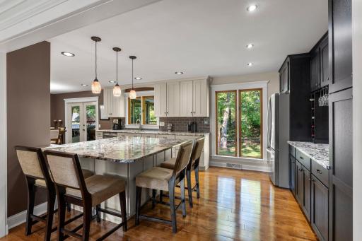 You will love the custom kitchen with center island for in kitchen dining