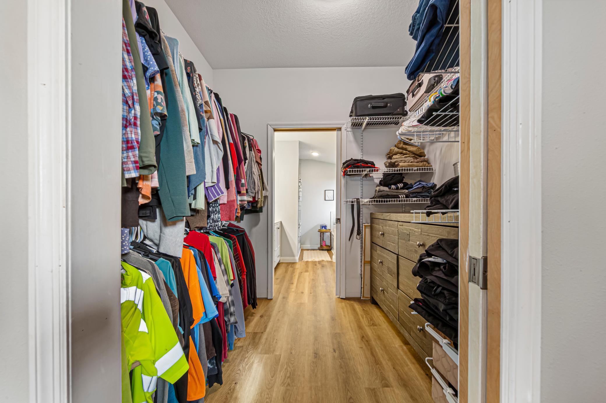 Oversized Walk-In Closet