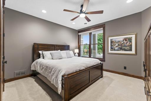 The lower level also includes an additional bedroom, paired with a nearby Â¾ bath that doubles as a private spa retreat.