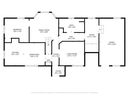 main floor layout and dimensions