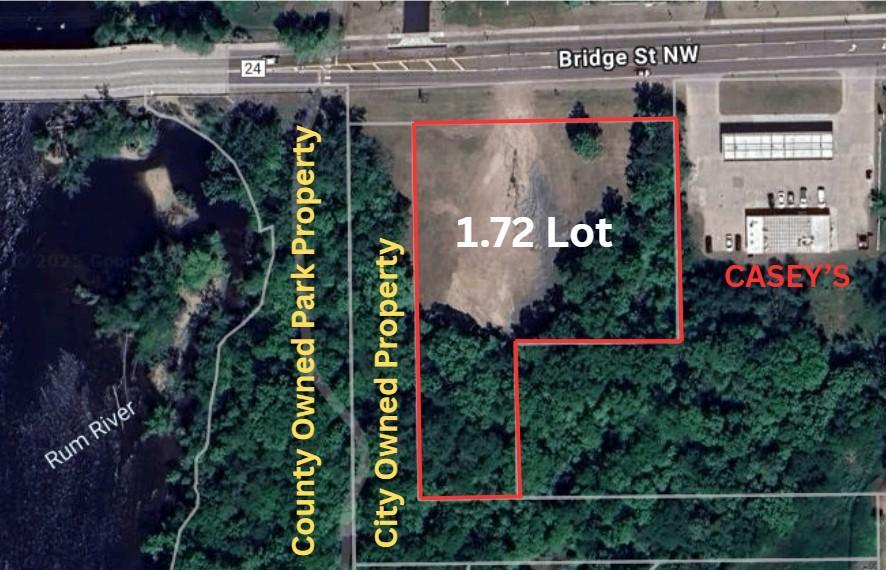 City and County Owned Property adjacent to Rum River