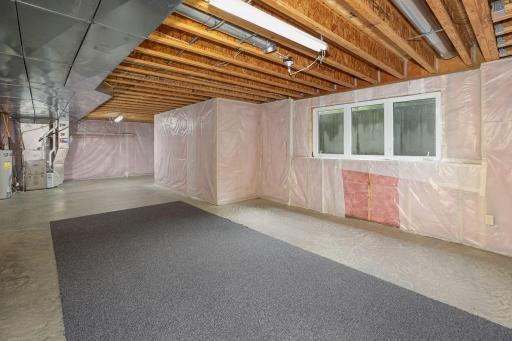 Unfinished part of basement