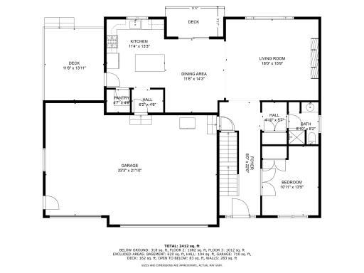 Main Level Floor Plan