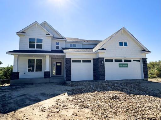 (Actual photo of the home) Progress as of 9/25! Sod will be installed this fall!