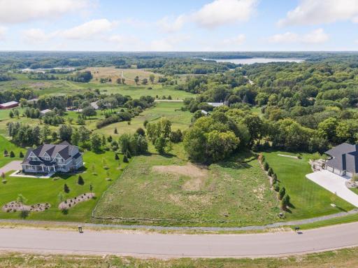 Aerial of lot